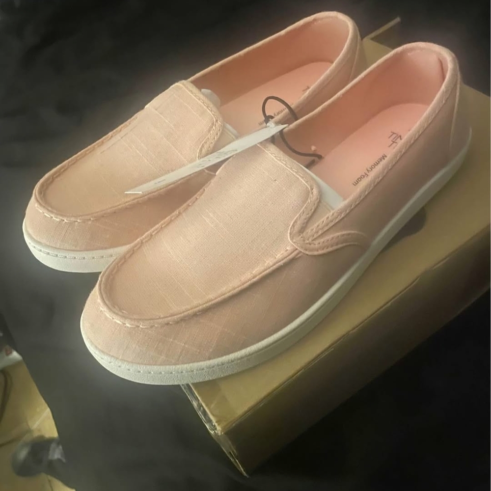 Time and Tru Pink Loafers